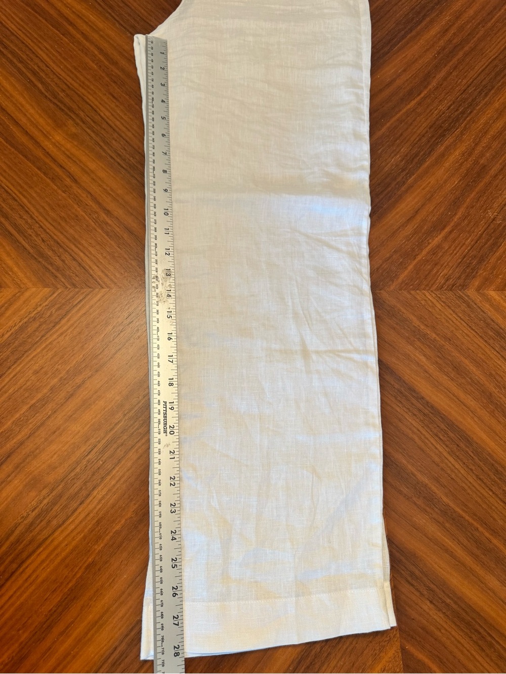 Marci Vago White Linen Resort Pants Size S - Picture 12 of 15